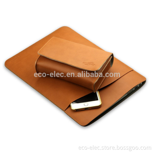 Hot Leather Laptop Sleeve Case For Mac Air 11",AIR 13",Retina 12,13.3,15.4 inch,Case For Laptop Bag